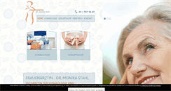 Desktop Screenshot of frauenaerztin-stahl.at